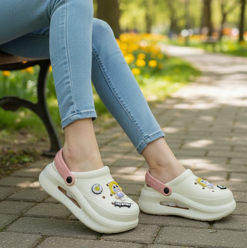 خرید آنلاین دمپایی زنانه آرین مدل کراکس کرای بیبی کد 278